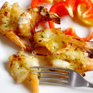 Seafood & Shellfish: King Prawns in Garlic - 1kg title=