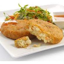 Frozen White Fish: Salmon & Dill Fish Cakes (10) title=